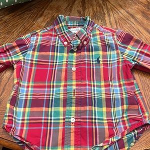 12 month button down polo